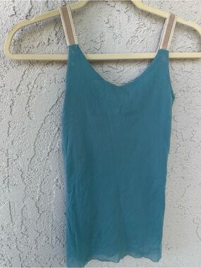 Y2K Blue Tank Top